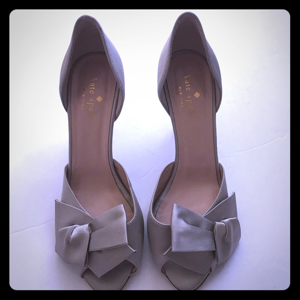 Kate Spade Satin Bow Heels
